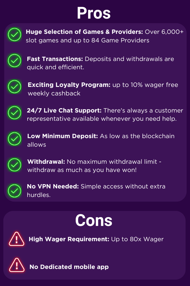 Cryptorino Pros and Cons